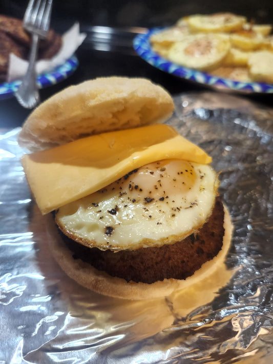 English Muffin Breakfast Sandwich